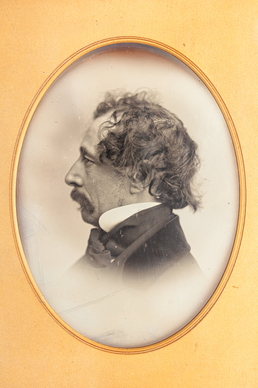 Charles Dickens Daguerrotype portrait dans le cadre 